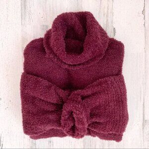 SO Soft & Cozy Fuzzy Cowl Neck Sweater XL